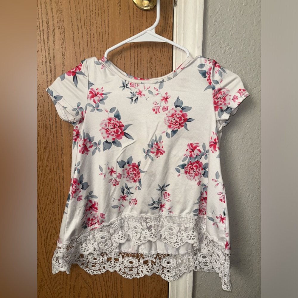 Shirt with flowers